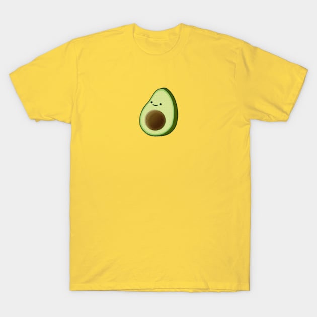 Cute Avocado Drawing T-Shirt by Braznyc